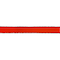 1.5" x 10yd. Orange & Black Pom Pom Edge Wired Taffeta Ribbon by Celebrate It® Halloween